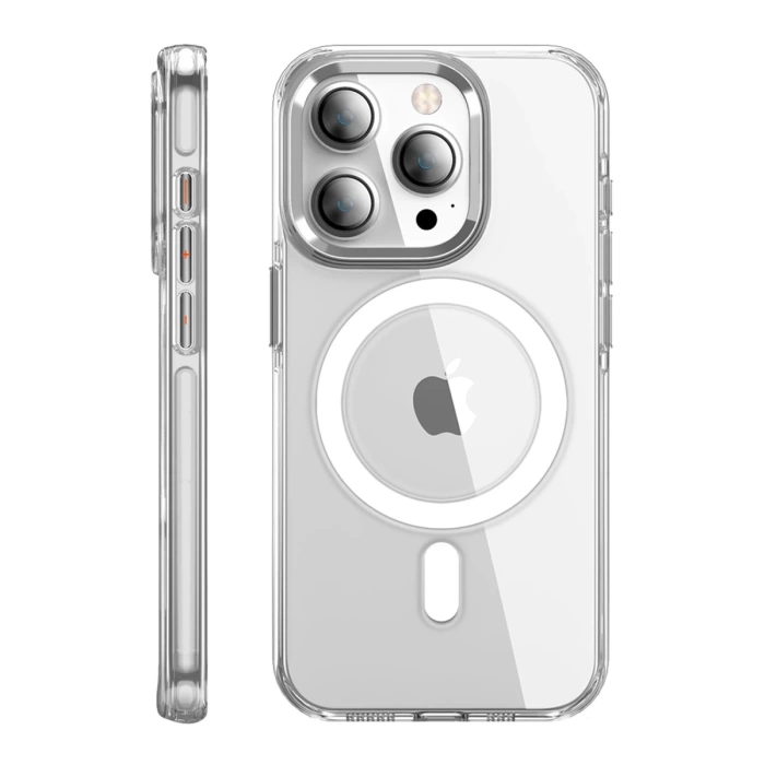 Joko iPhone 15 Kılıf Crystal Magsafe Kapak - Şeffaf