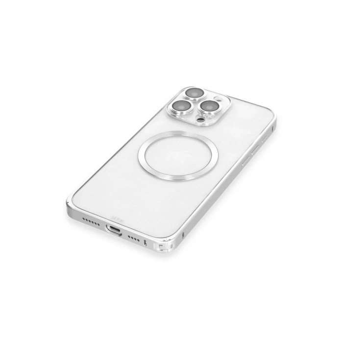 Joko iPhone 15 Pro Kılıf Metal Bumper Magneticsafe Kapak