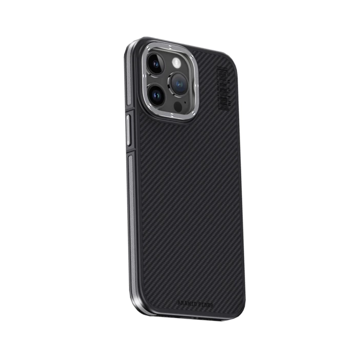 Joko iPhone 15 Pro Max Kılıf Aramid 600D Kevlar Karbon Fiber Magsafe Kapak