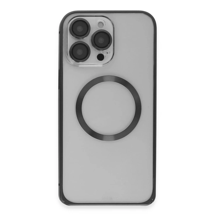 Joko iPhone 15 Pro Max Kılıf Metal Bumper Magneticsafe Kapak