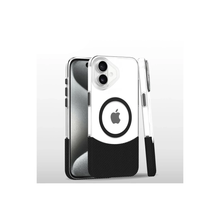 Joko iPhone 16 Plus Carbon Puzzle Magsafe Kapak