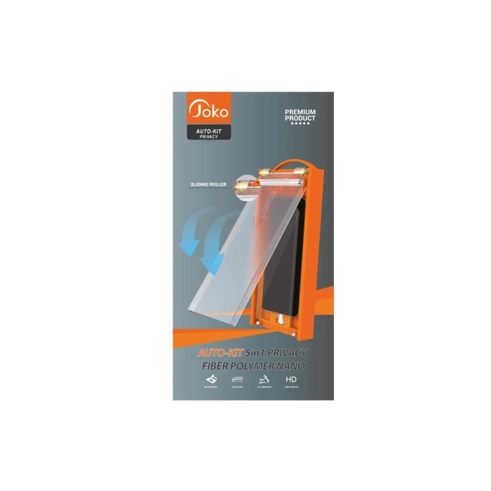 Joko Samsung Galaxy S23 Ultra AutoKit 5in1 Fiber Hayalet Polymer Nano Ekran Koruyucu