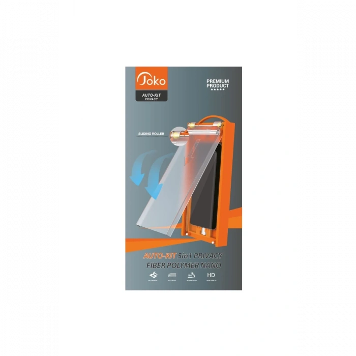 Joko Samsung Galaxy S24 Ultra AutoKit 5in1 Fiber Hayalet Polymer Nano Ekran Koruyucu