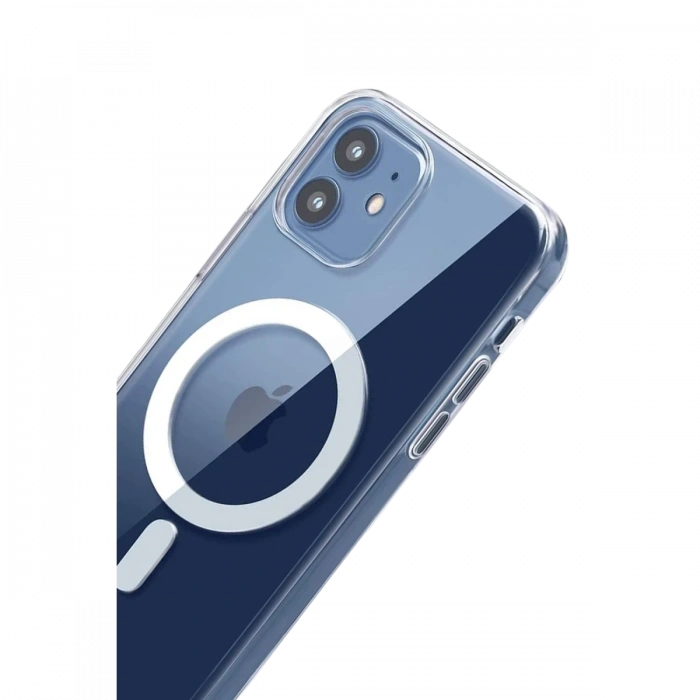 Joy Tekno Apple iPhone 11 Combo Sert Şeffaf Magsafe Kapak - Şeffaf
