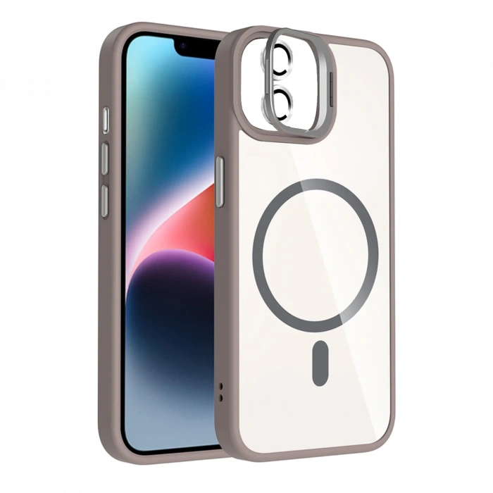 Joy Tekno Apple iPhone 11 Remim Lensli Magsafe Standlı Kapak