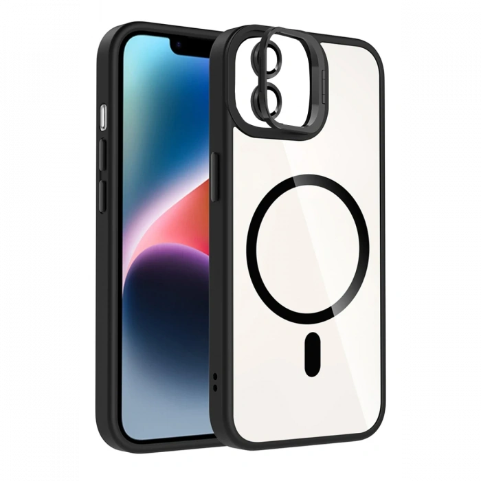 Joy Tekno Apple iPhone 11 Remim Lensli Magsafe Standlı Kapak