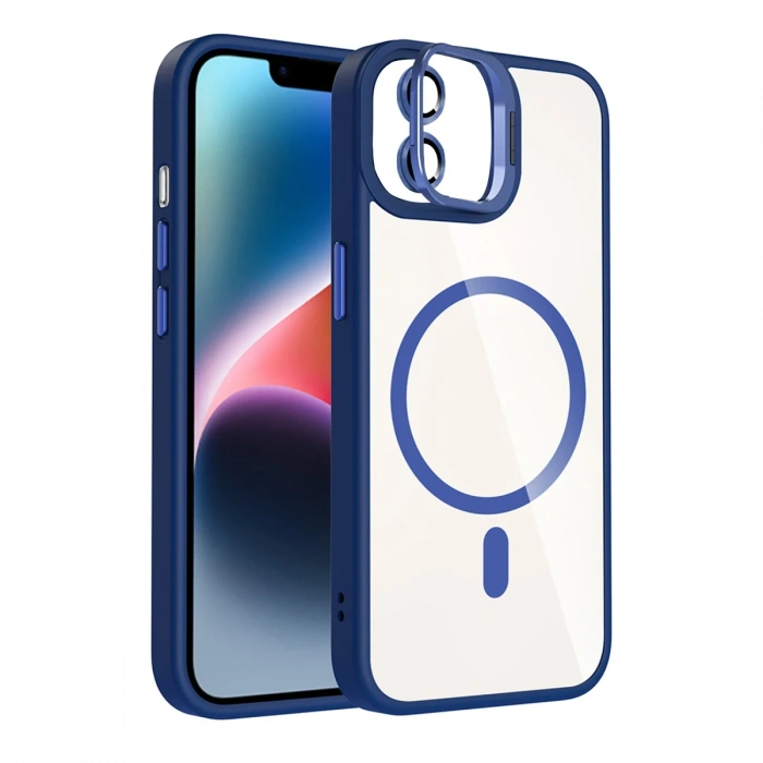 Joy Tekno Apple iPhone 11 Remim Lensli Magsafe Standlı Kapak