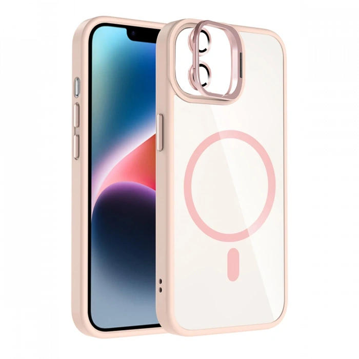 Joy Tekno Apple iPhone 11 Remim Lensli Magsafe Standlı Kapak