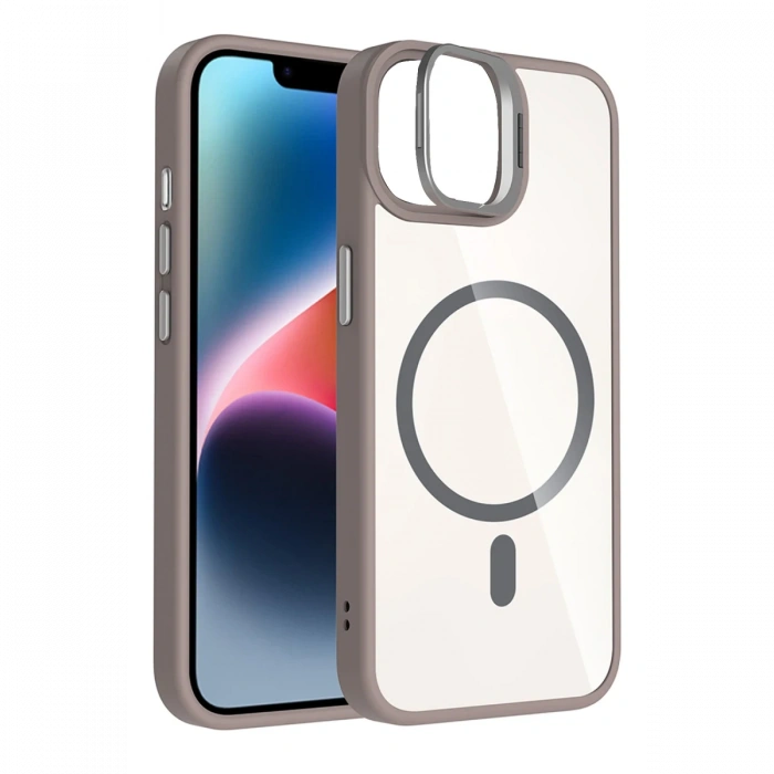 Joy Tekno Apple iPhone 11 Remim Lensli Magsafe Standlı Kapak