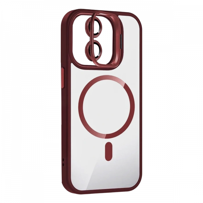 Joy Tekno Apple iPhone 11 Remim Lensli Magsafe Standlı Kapak