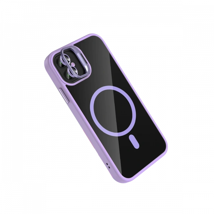 Joy Tekno Apple iPhone 11 Remim Lensli Magsafe Standlı Kapak