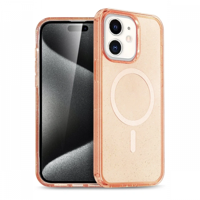 Joy Tekno Apple iPhone 11 Star Magsafe Kapak - Turuncu