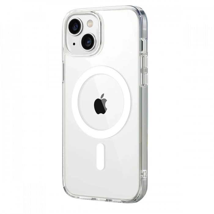 Joy Tekno Apple iPhone 14 Combo Sert Şeffaf Magsafe Kapak - Şeffaf