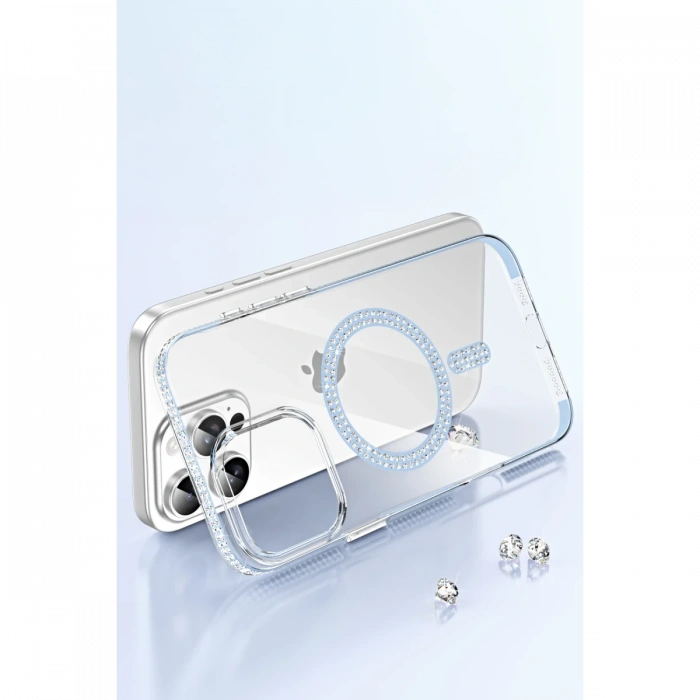 Joy Tekno Apple iPhone 14 Move Taşlı Magsafe Kapak