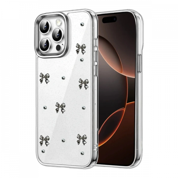 Apple iPhone 14 Pro Max Fiyonk Desenli Kapak