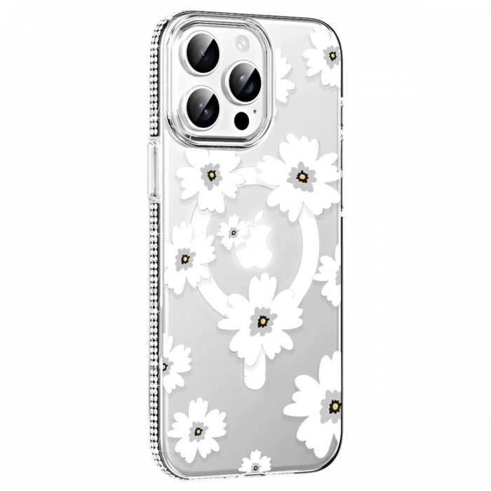 Joy Tekno Apple iPhone 14 Pro Max Floral Magsafe Kapak