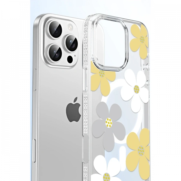 Joy Tekno Apple iPhone 14 Pro Max Floral Magsafe Kapak