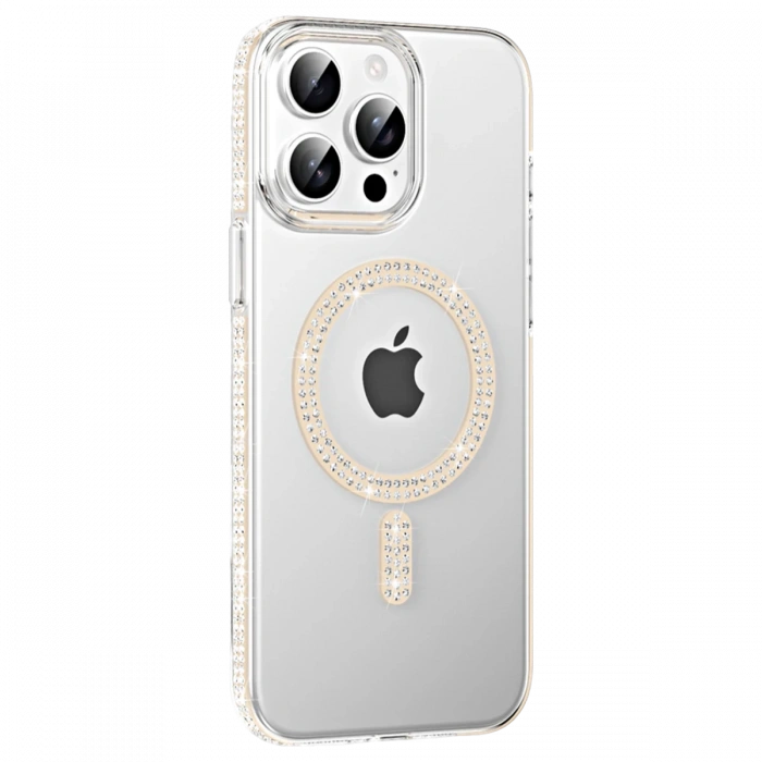 Joy Tekno Apple iPhone 15 Pro Max Move Taşlı Magsafe Kapak