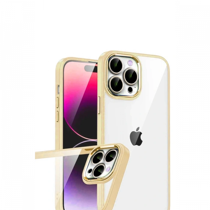 Joy Tekno Apple iPhone 15 Pro Max Razer Lensli Silikon