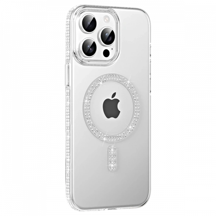 Joy Tekno Apple iPhone 15 Pro Move Taşlı Magsafe Kapak