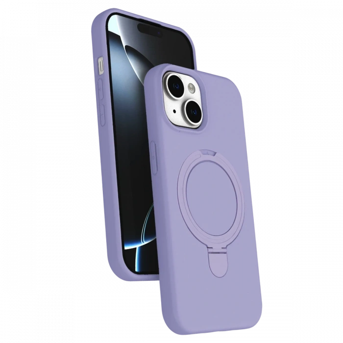 Apple iPhone 15 Regal Magsafe Standlı Kapak