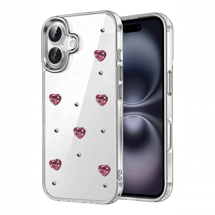 Apple iPhone 16 Fiyonk Desenli Kapak