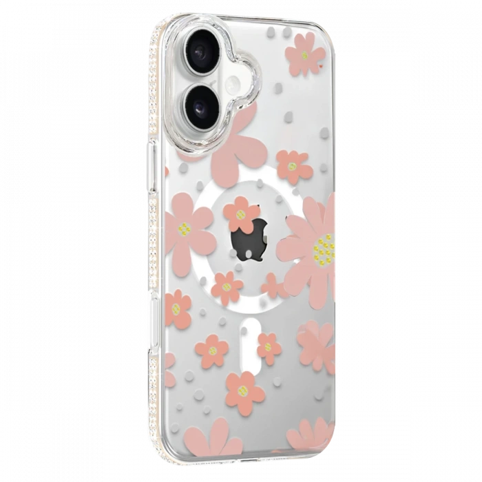 Joy Tekno Apple iPhone 16 Floral Magsafe Kapak