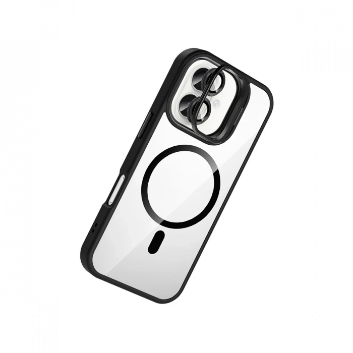 Joy Tekno Apple iPhone 16 Plus Remim Lensli Magsafe Standlı Kapak