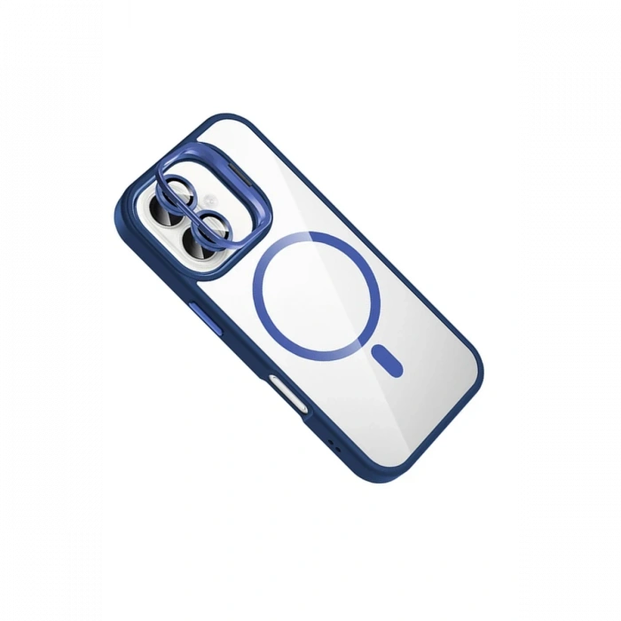 Joy Tekno Apple iPhone 16 Plus Remim Lensli Magsafe Standlı Kapak