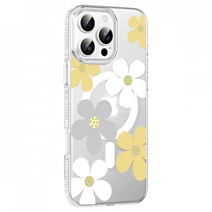 Joy Tekno Apple iPhone 16 Pro Floral Magsafe Kapak