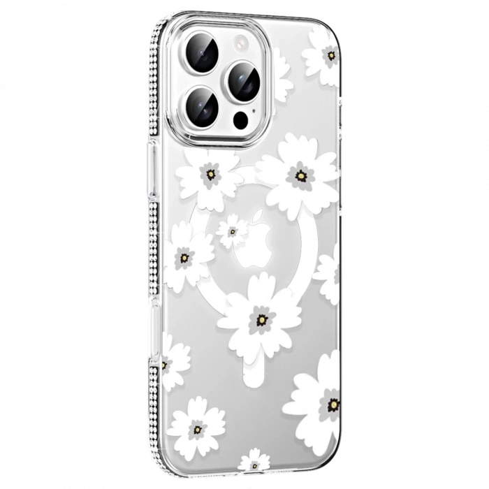 Joy Tekno Apple iPhone 16 Pro Floral Magsafe Kapak