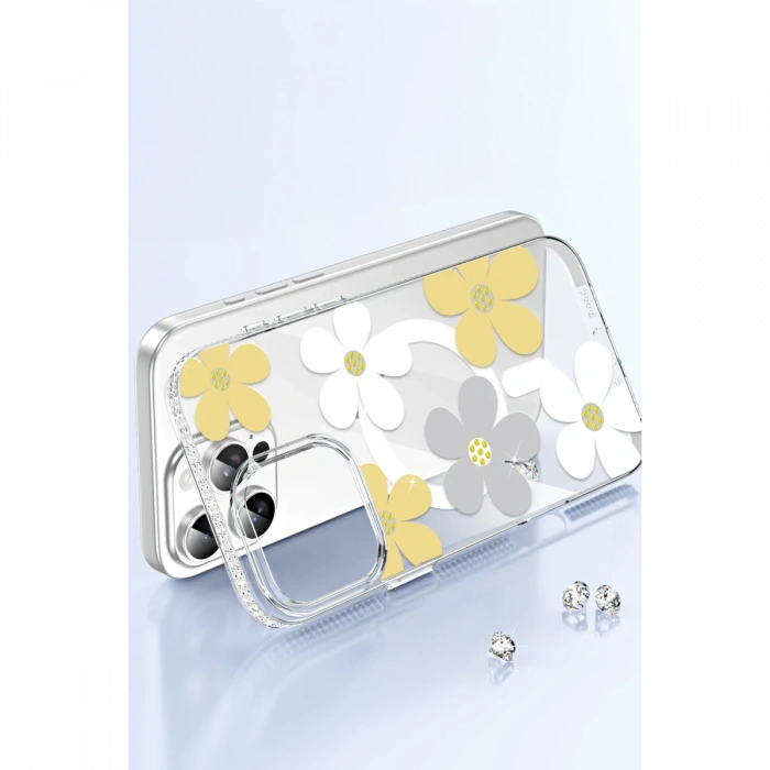 Joy Tekno Apple iPhone 16 Pro Max Floral Magsafe Kapak