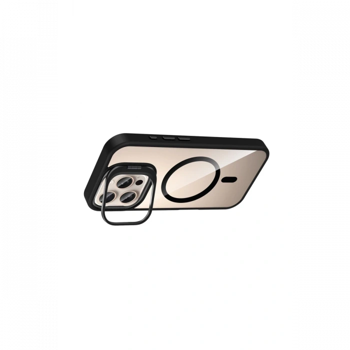 Joy Tekno Apple iPhone 16 Pro Max Remim Lensli Magsafe Standlı Kapak