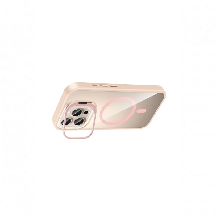 Joy Tekno Apple iPhone 16 Pro Max Remim Lensli Magsafe Standlı Kapak