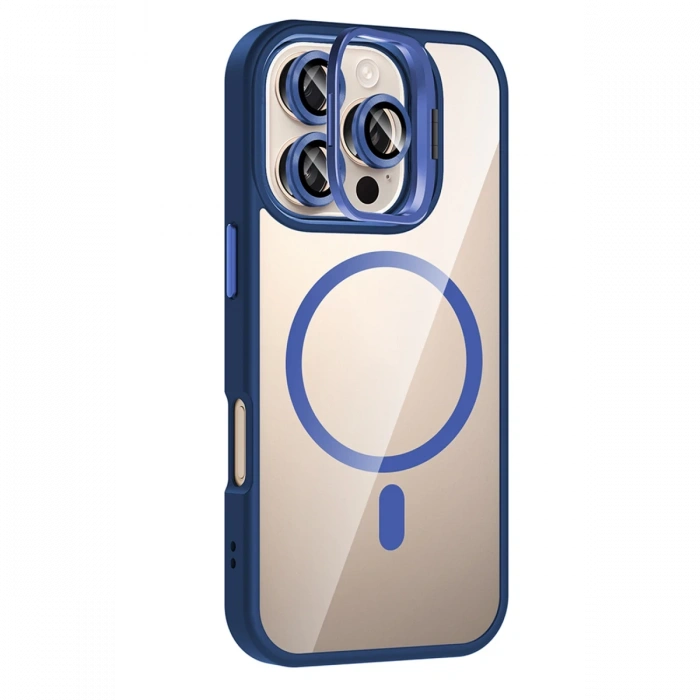 Joy Tekno Apple iPhone 16 Pro Remim Lensli Magsafe Standlı Kapak