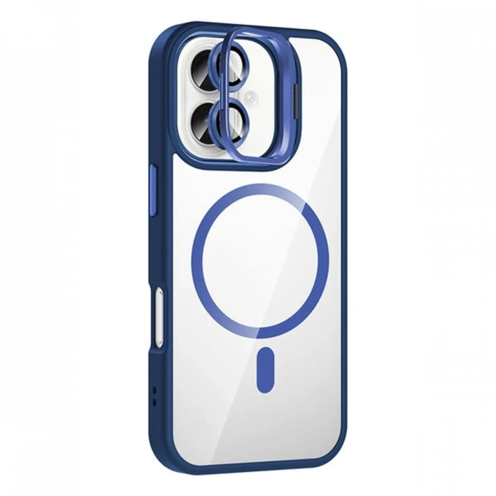 Joy Tekno Apple iPhone 16 Remim Lensli Magsafe Standlı Kapak