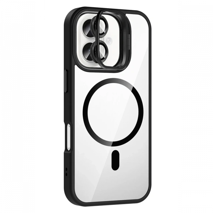 Joy Tekno Apple iPhone 16 Remim Lensli Magsafe Standlı Kapak