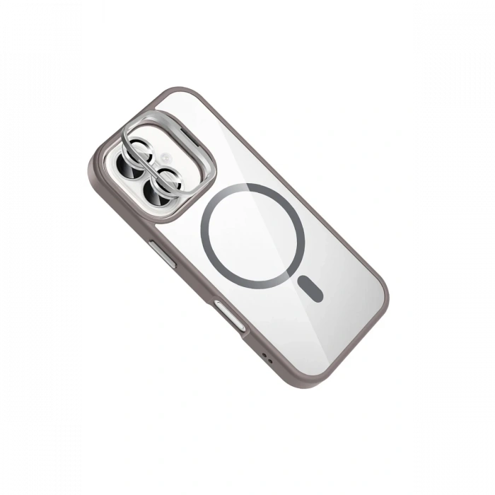 Joy Tekno Apple iPhone 16 Remim Lensli Magsafe Standlı Kapak