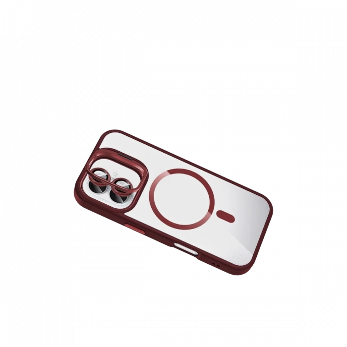 Joy Tekno Apple iPhone 16 Remim Lensli Magsafe Standlı Kapak