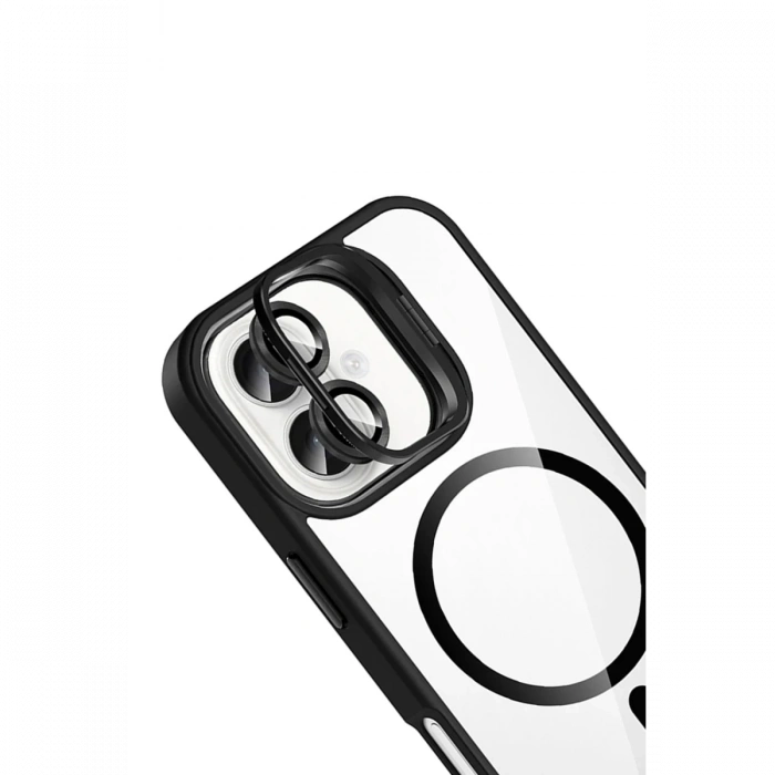 Joy Tekno Apple iPhone 16 Remim Lensli Magsafe Standlı Kapak