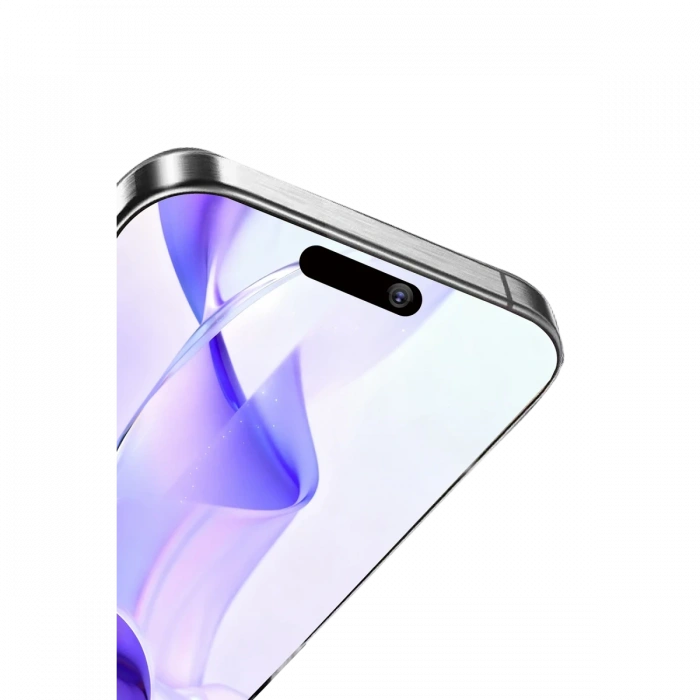 Joy Tekno Apple iPhone 17 Air Bilvis 5in1 3D Magic Cam Ekran Koruyucu - Siyah