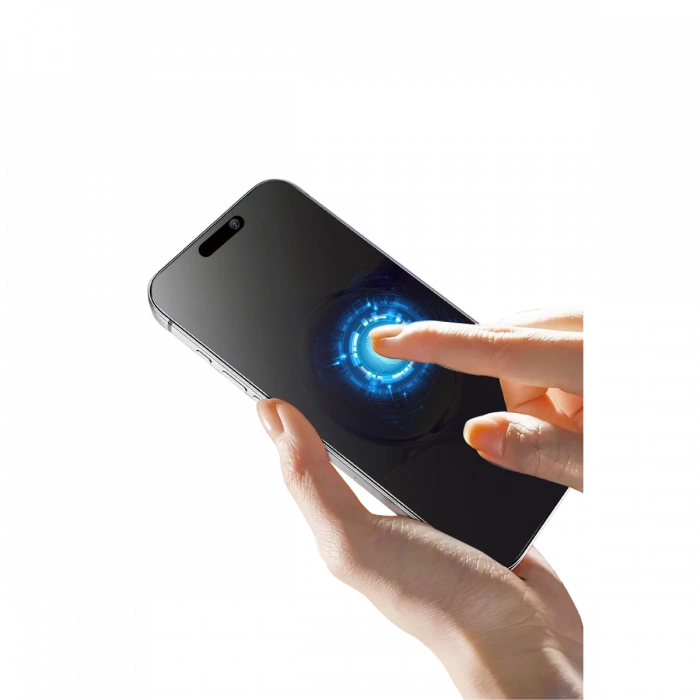 Joy Tekno Apple iPhone 17 Air Bilvis 5in1 5D Magic Hayalet Cam Ekran Koruyucu - Siyah