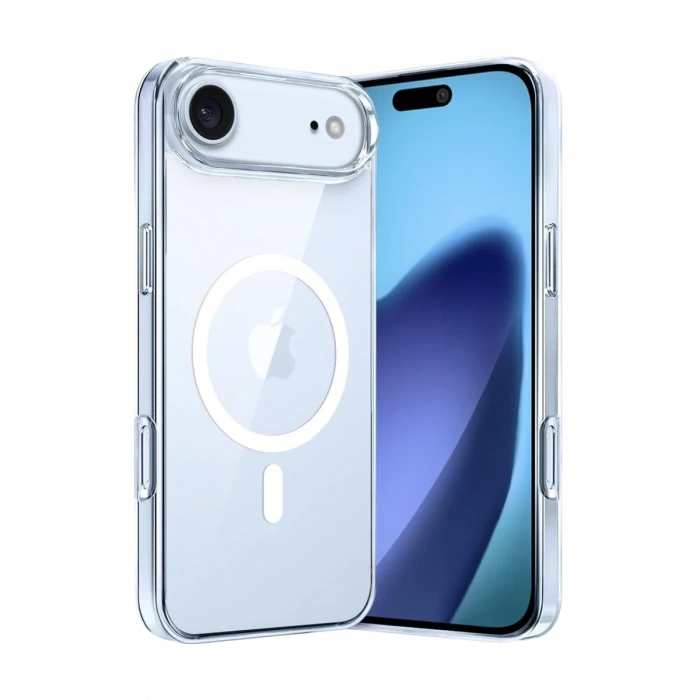 Joy Tekno Apple iPhone 17 Air Combo Sert Şeffaf Magsafe Kapak - Şeffaf