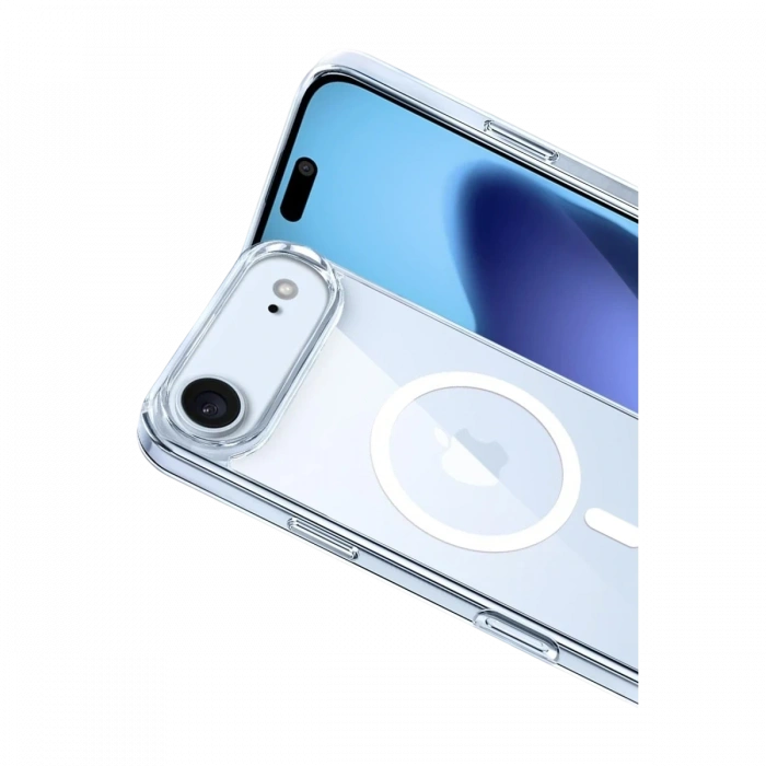 Joy Tekno Apple iPhone 17 Air Combo Sert Şeffaf Magsafe Kapak - Şeffaf