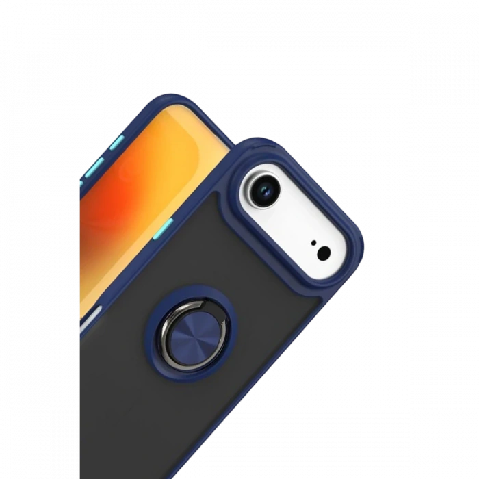 Apple iPhone 17 Air Montreal Yüzüklü Silikon Kapak