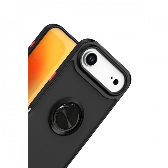 Apple iPhone 17 Air Montreal Yüzüklü Silikon Kapak