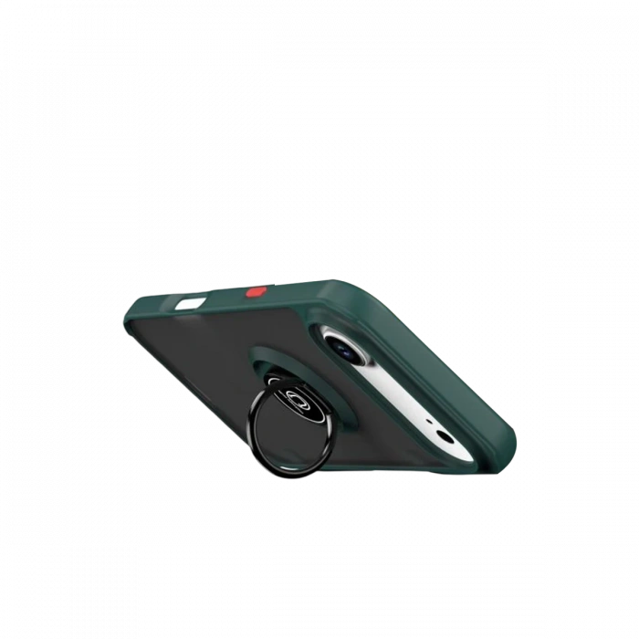 Apple iPhone 17 Air Montreal Yüzüklü Silikon Kapak