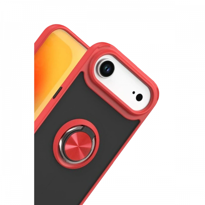Apple iPhone 17 Air Montreal Yüzüklü Silikon Kapak