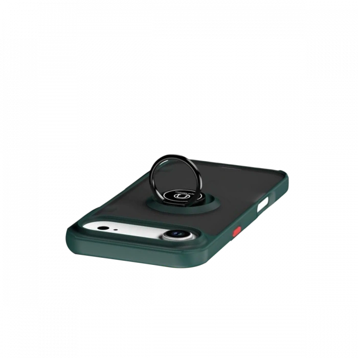 Apple iPhone 17 Air Montreal Yüzüklü Silikon Kapak