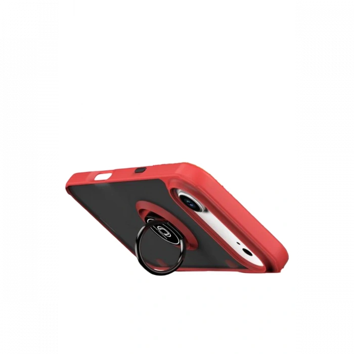 Apple iPhone 17 Air Montreal Yüzüklü Silikon Kapak